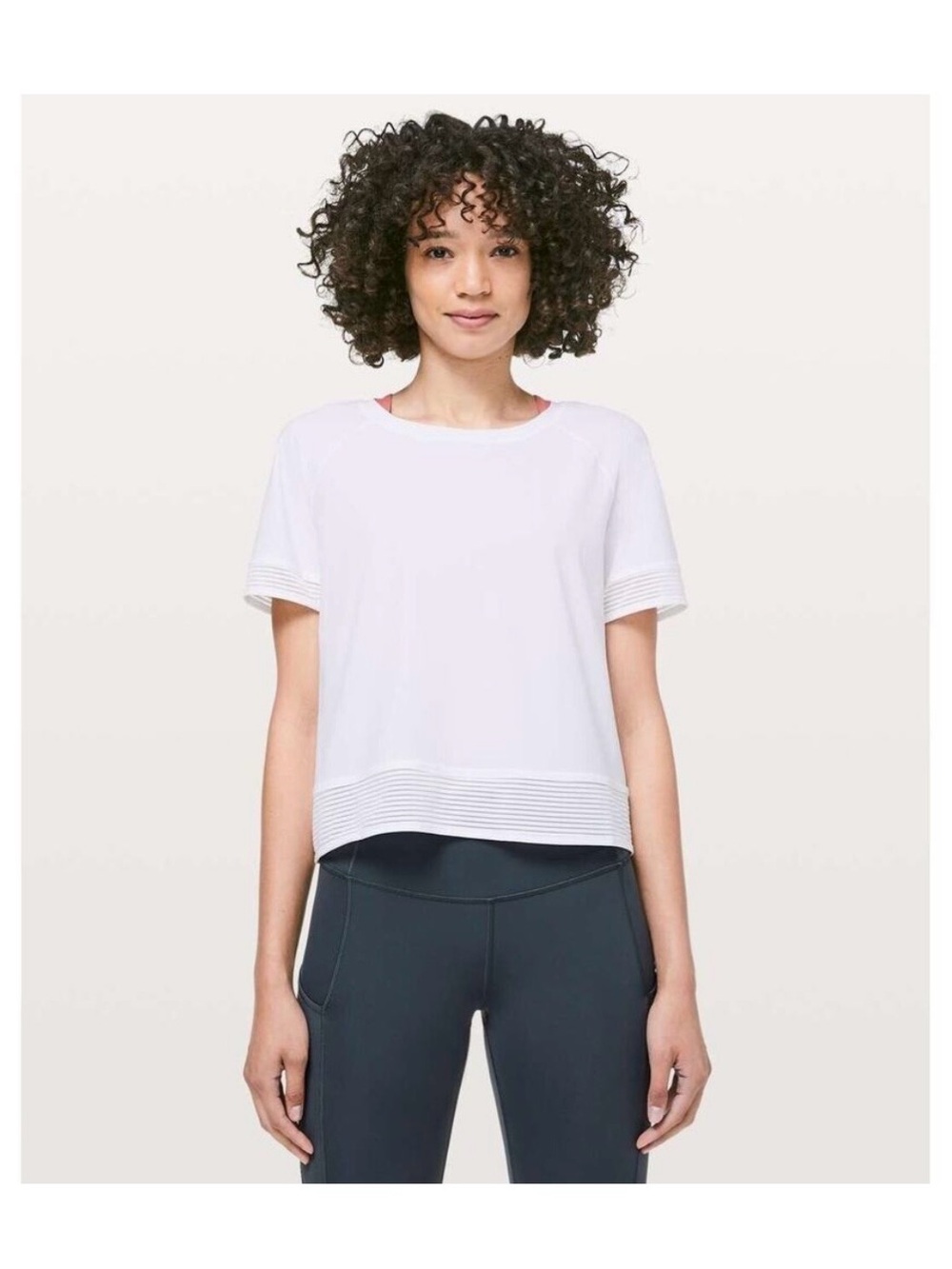 lululemon athletica White Short-Sleeve Crew Tee